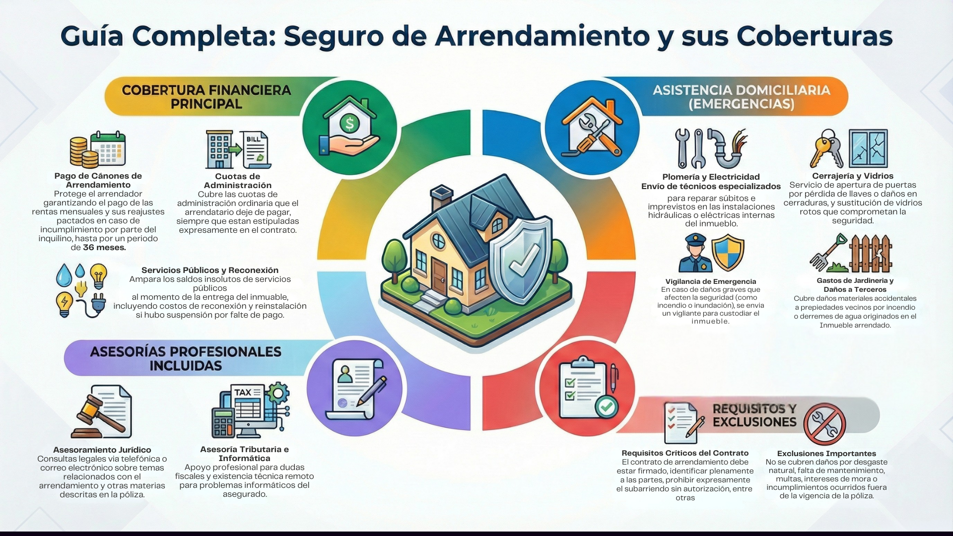 Checklist documentos póliza de Arrendamiento